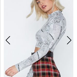 COPY - Long sleeve crop top